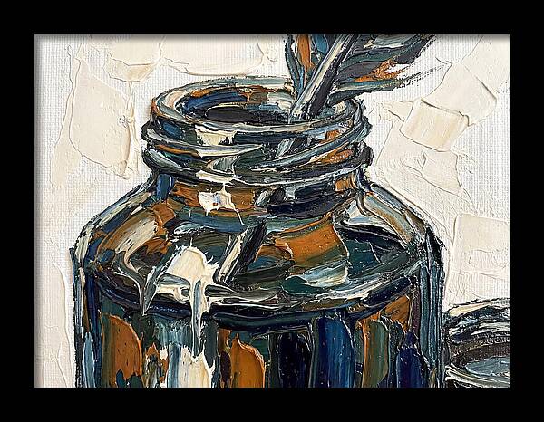 Inkwell With Palette Knife