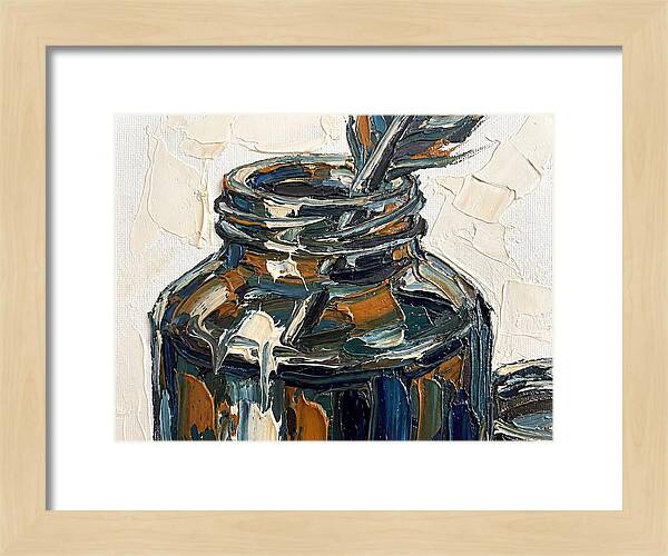 Inkwell With Palette Knife