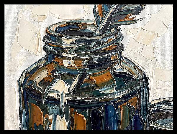 Inkwell With Palette Knife