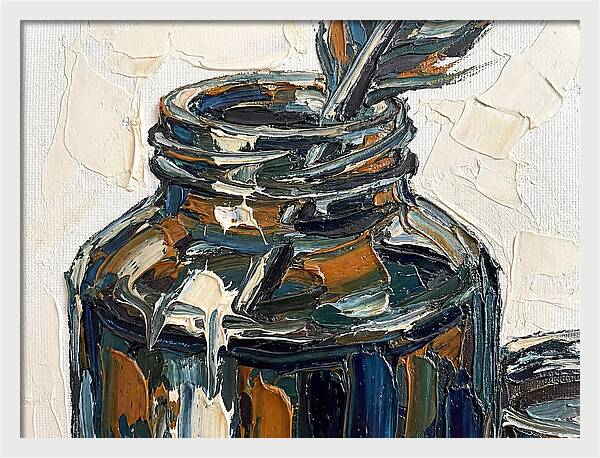 Inkwell With Palette Knife