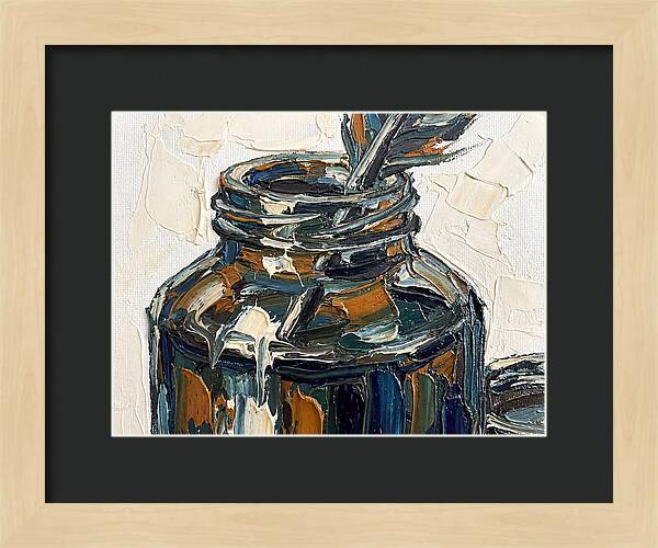 Inkwell With Palette Knife