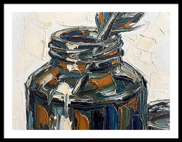 Inkwell With Palette Knife