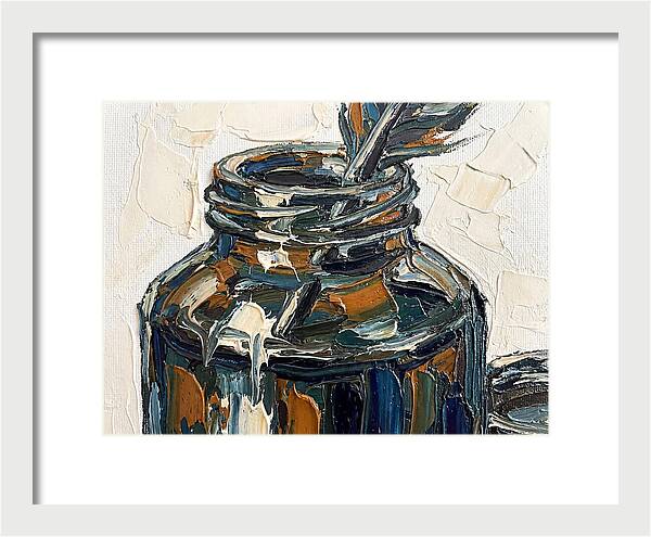 Inkwell With Palette Knife