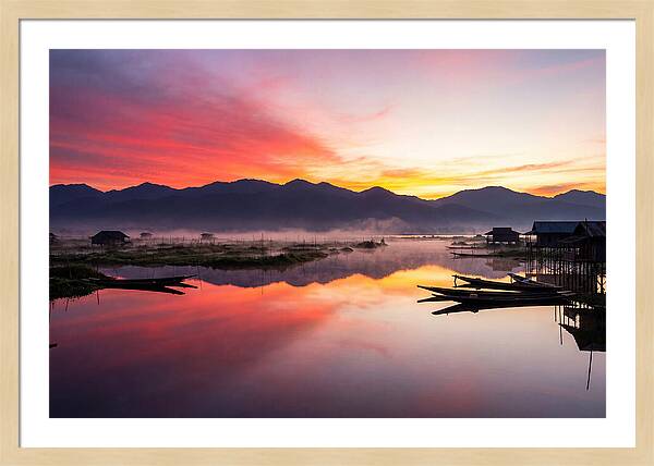 Inle Lake At Dawn