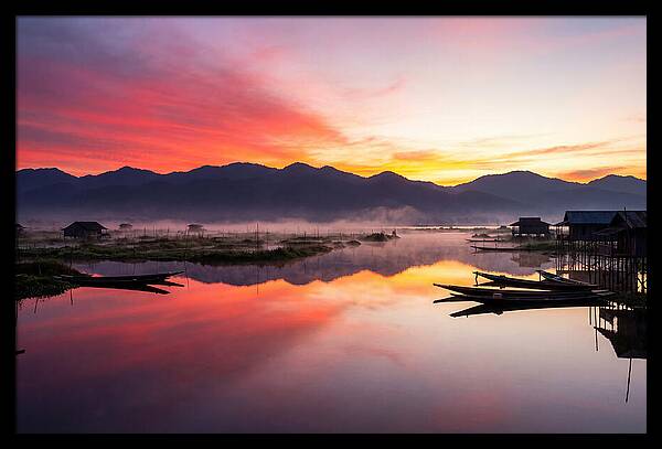Inle Lake At Dawn