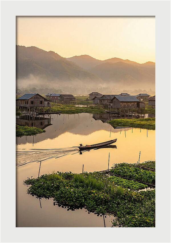 Inle Lake At Sunrise