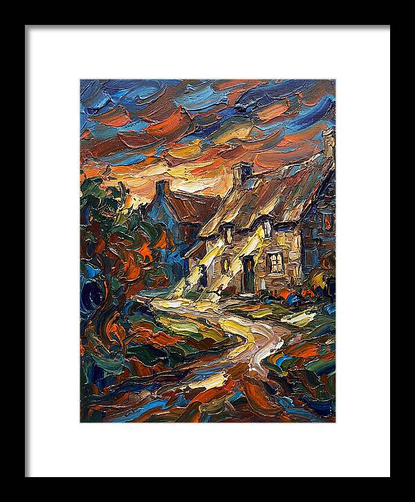 Inn Landscape At Dusk