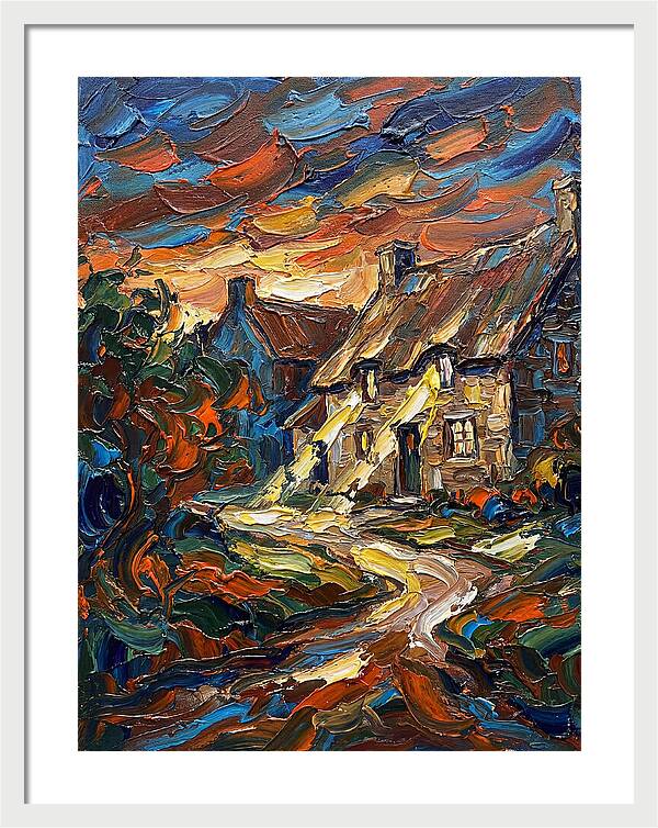Inn Landscape At Dusk