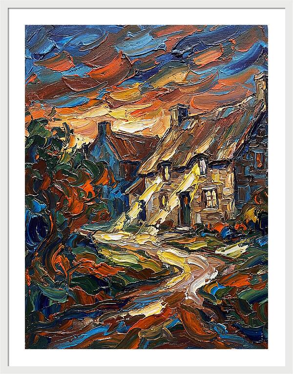 Inn Landscape At Dusk