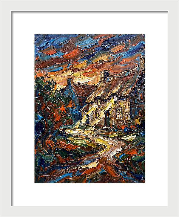 Inn Landscape At Dusk