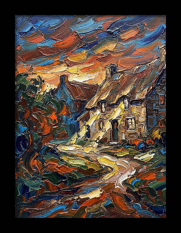 Inn Landscape At Dusk