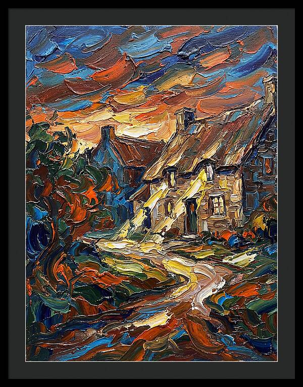 Inn Landscape At Dusk