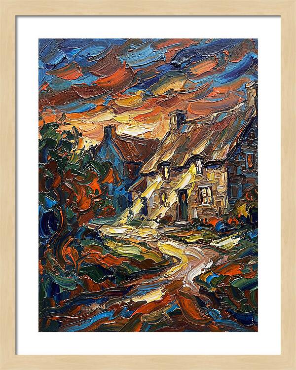 Inn Landscape At Dusk