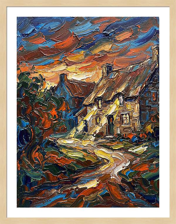 Inn Landscape At Dusk