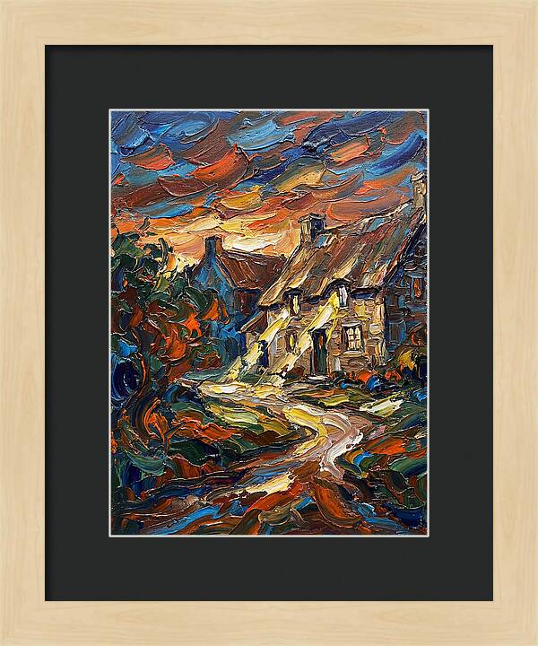 Inn Landscape At Dusk