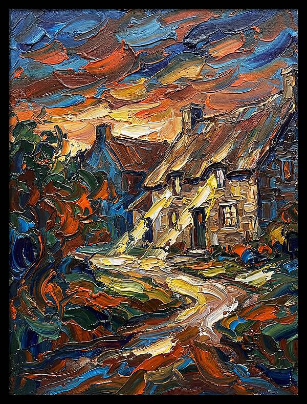 Inn Landscape At Dusk