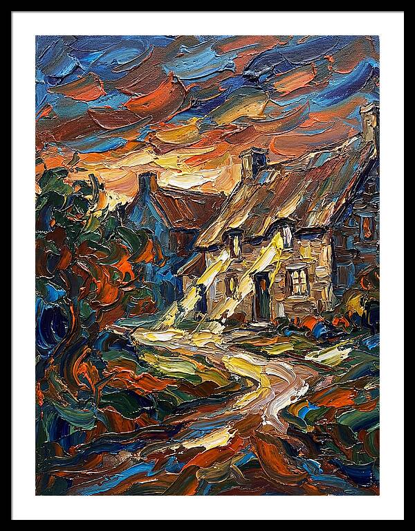 Inn Landscape At Dusk