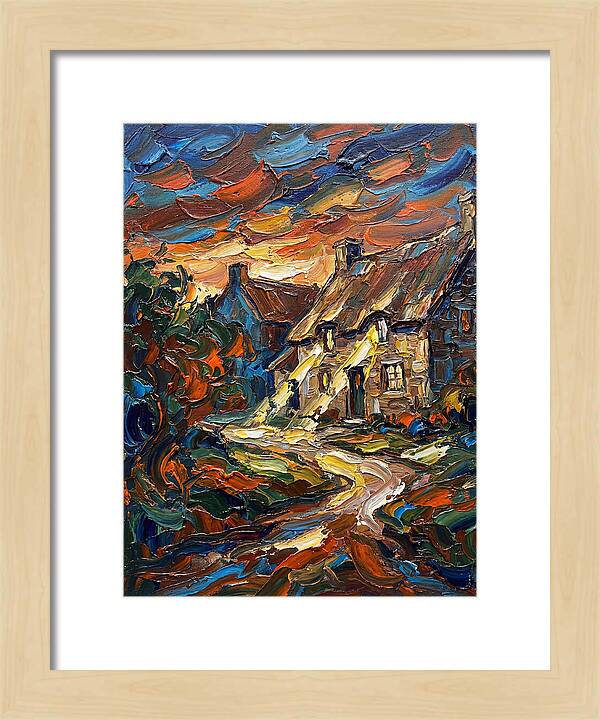 Inn Landscape At Dusk