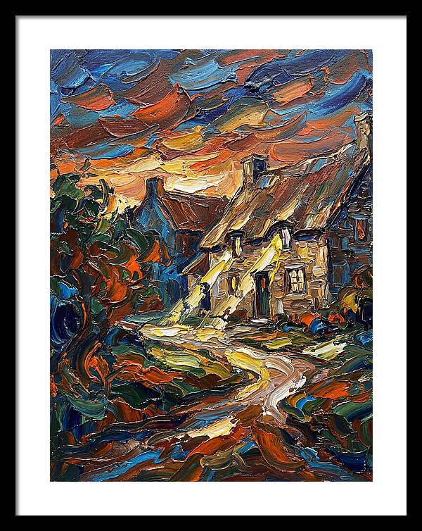 Inn Landscape At Dusk