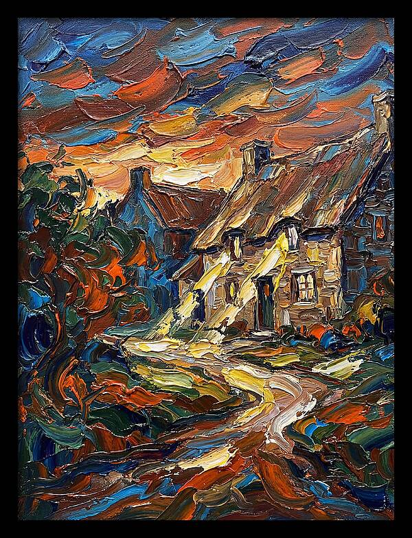 Inn Landscape At Dusk