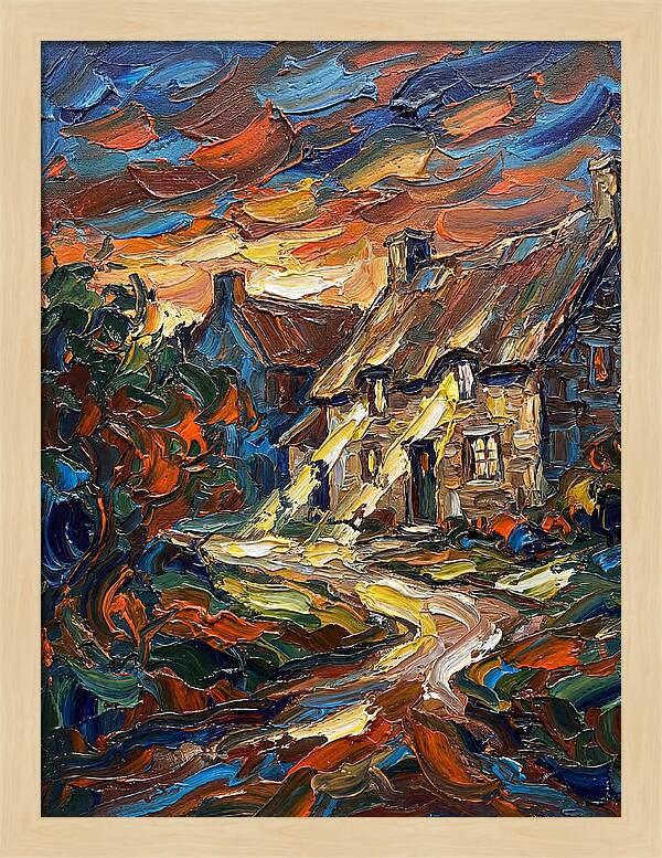 Inn Landscape At Dusk