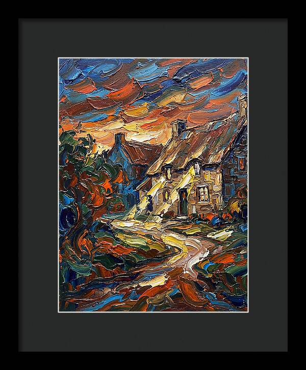 Inn Landscape At Dusk