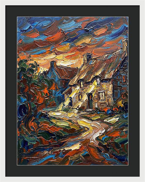 Inn Landscape At Dusk