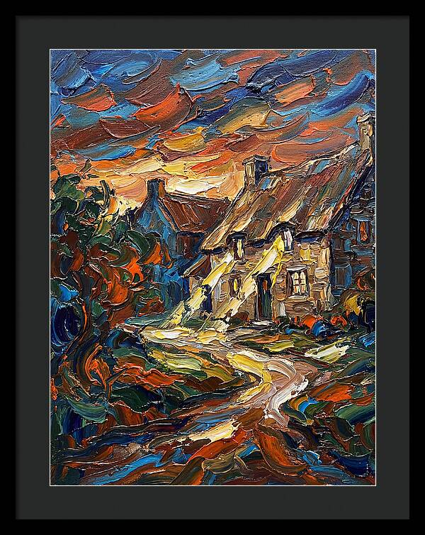 Inn Landscape At Dusk