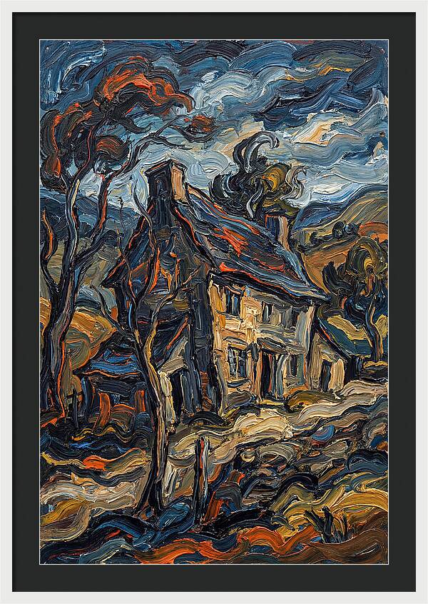 Inn Landscape Expressionist