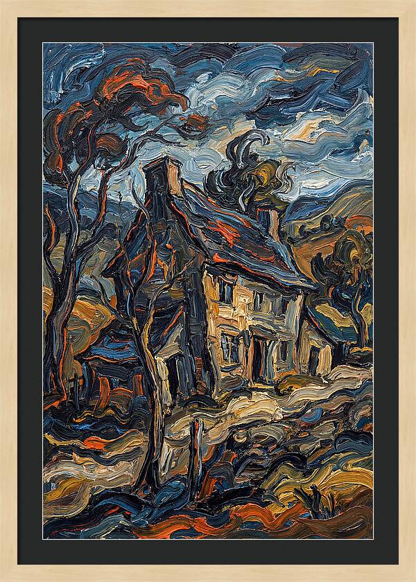 Inn Landscape Expressionist