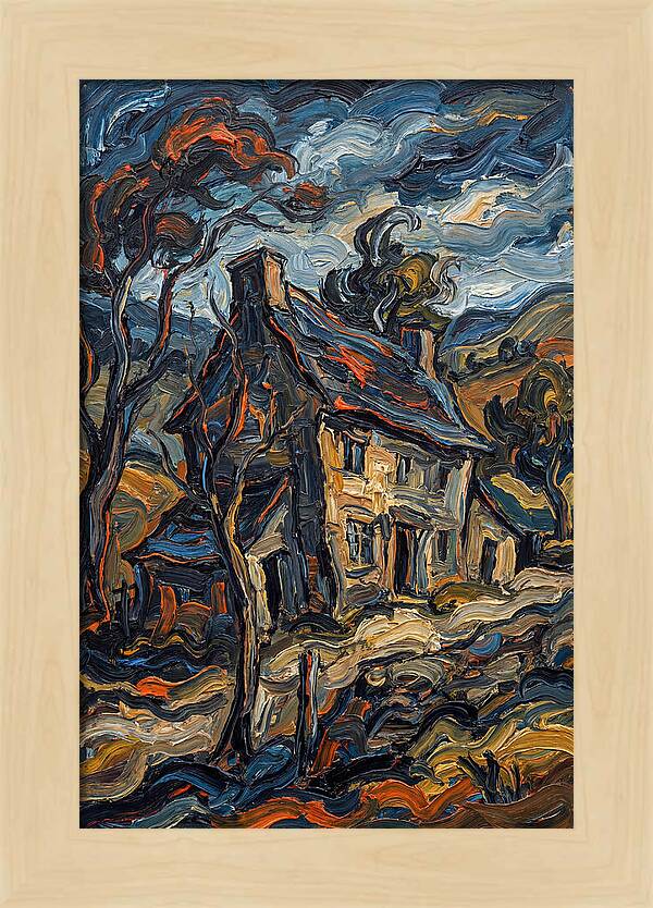 Inn Landscape Expressionist