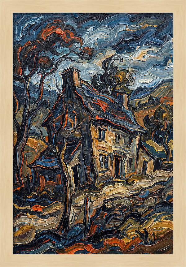 Inn Landscape Expressionist