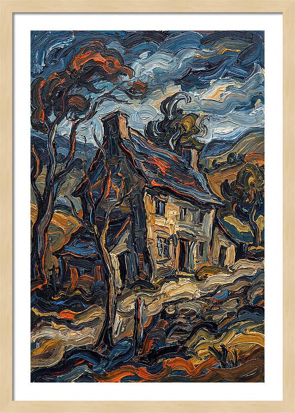 Inn Landscape Expressionist