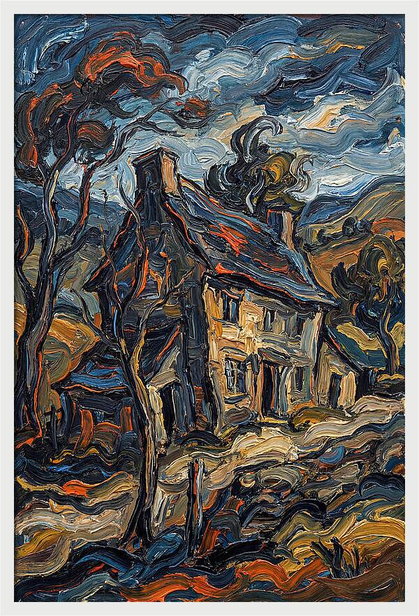 Inn Landscape Expressionist