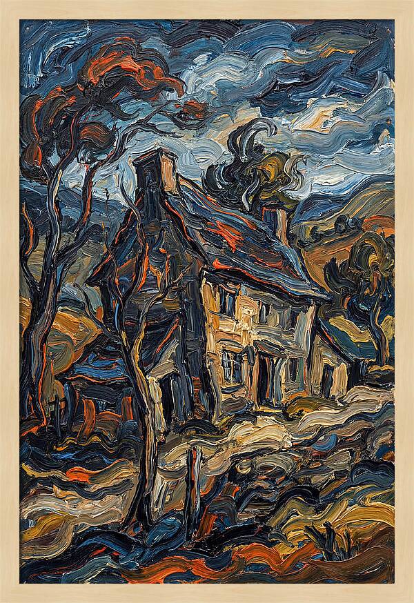 Inn Landscape Expressionist