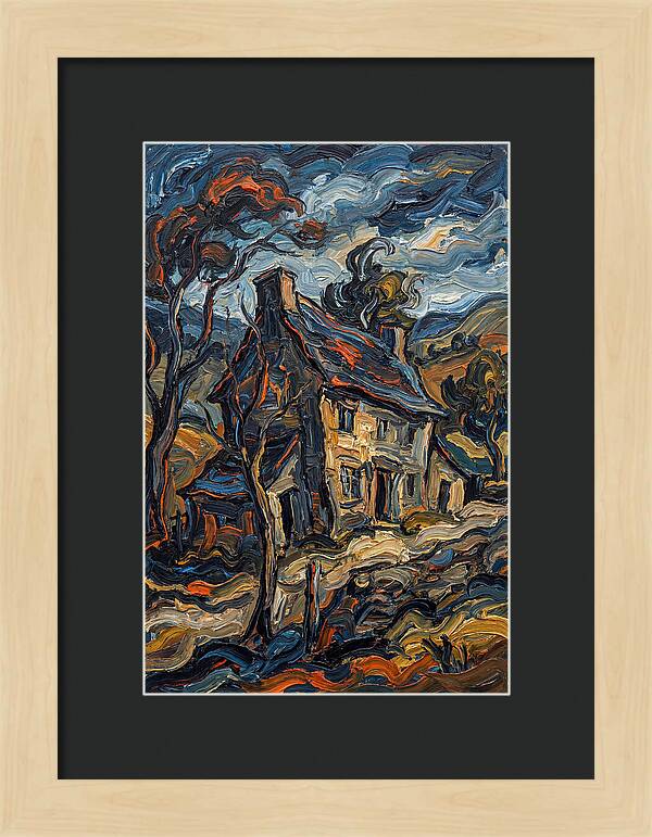 Inn Landscape Expressionist