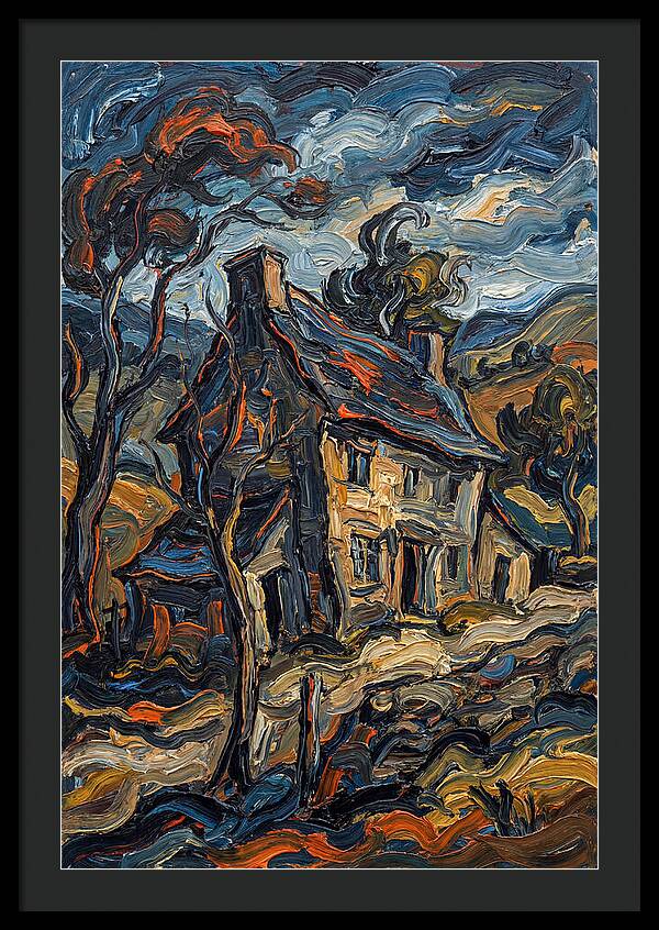 Inn Landscape Expressionist