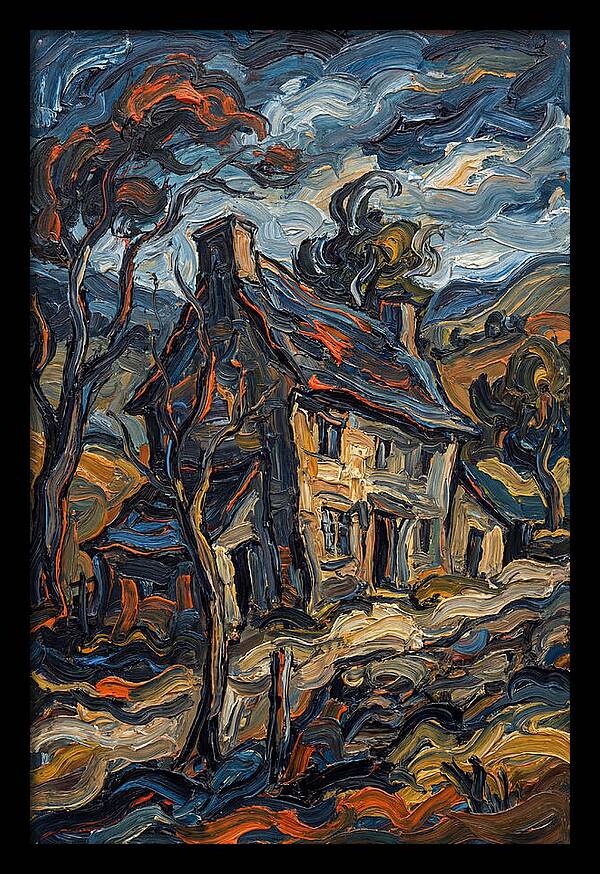 Inn Landscape Expressionist