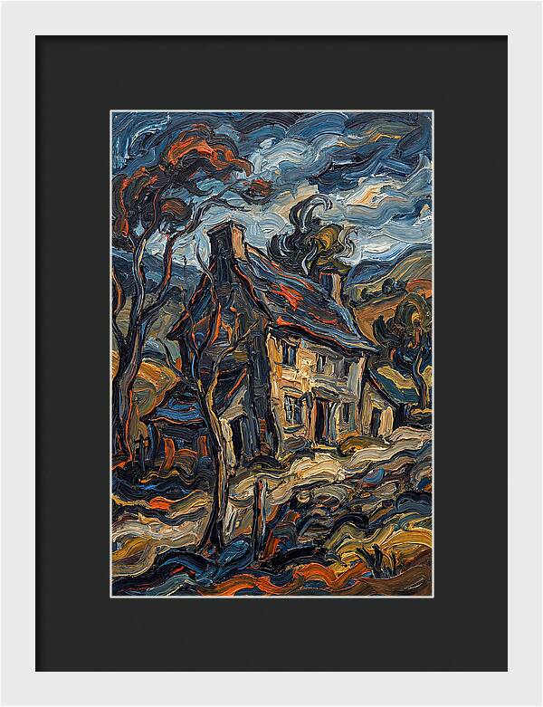 Inn Landscape Expressionist
