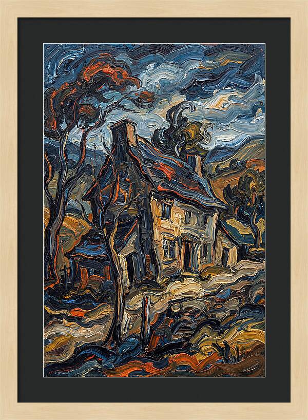 Inn Landscape Expressionist
