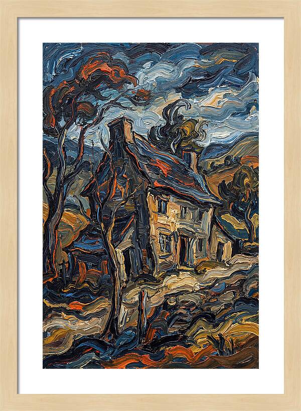 Inn Landscape Expressionist