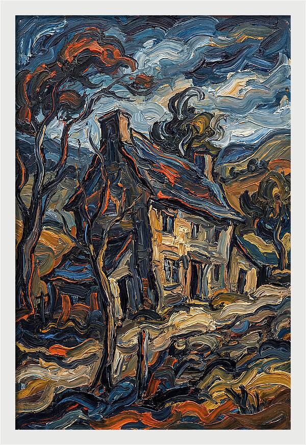 Inn Landscape Expressionist