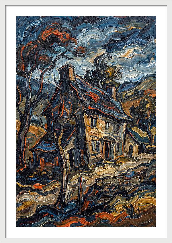 Inn Landscape Expressionist
