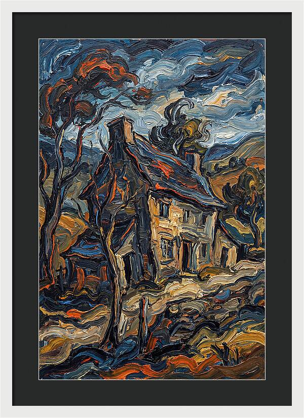 Inn Landscape Expressionist