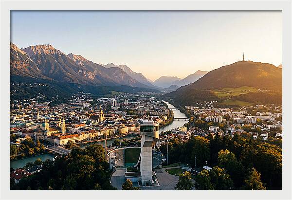 Innsbruck At Golden Hour