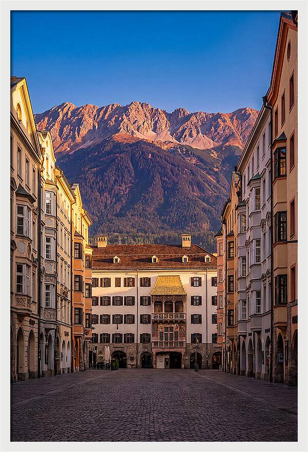 Innsbruck During Sunset Glow