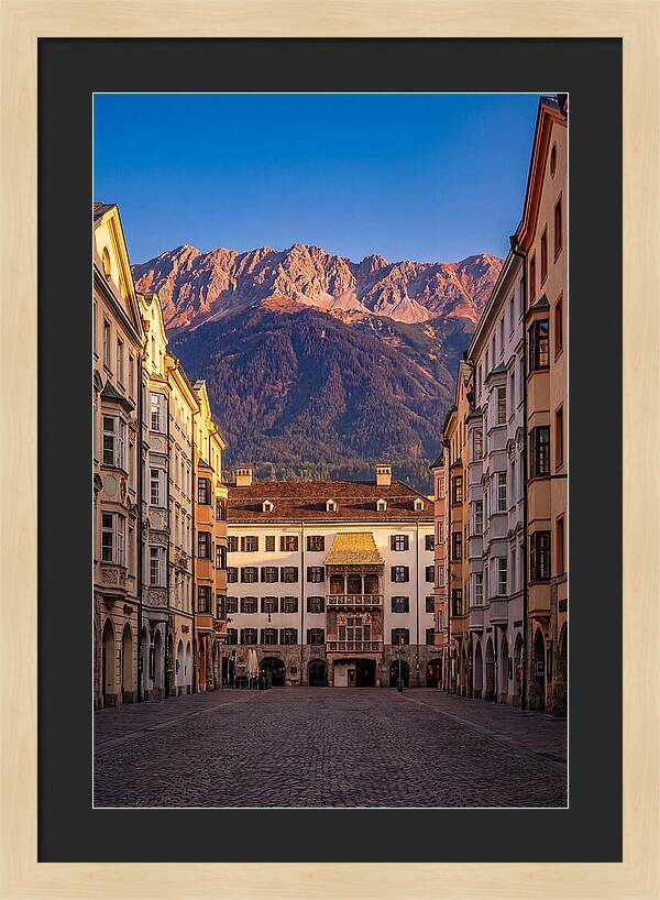 Innsbruck During Sunset Glow
