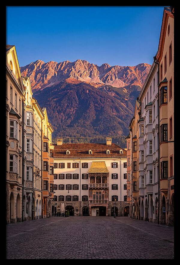 Innsbruck During Sunset Glow