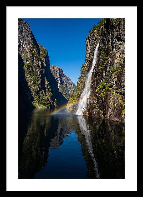 Inside A Narrow Norwegian Fjord