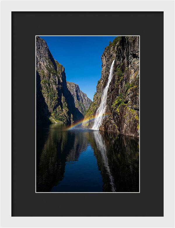 Inside A Narrow Norwegian Fjord